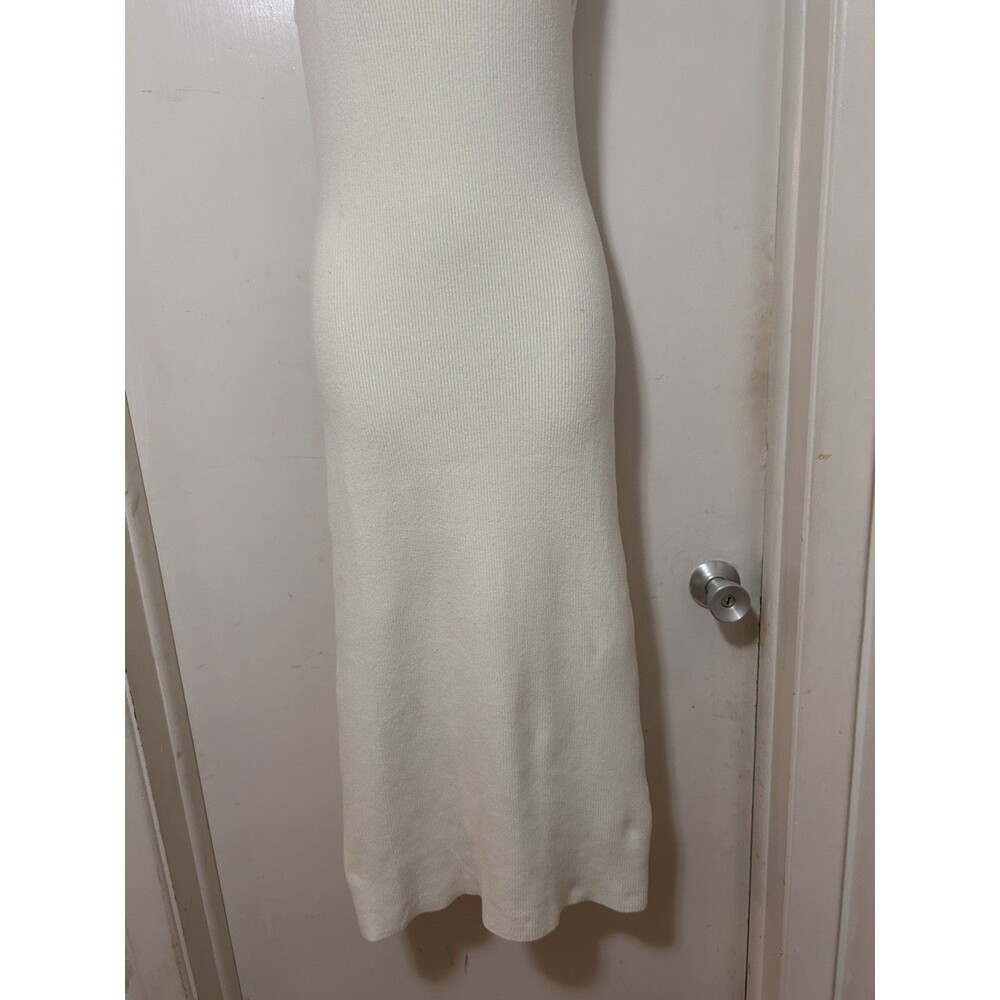 Free People Beach daniela Off White Knit Sleevess Maxi Dress Size Small - Picture 6 of 10